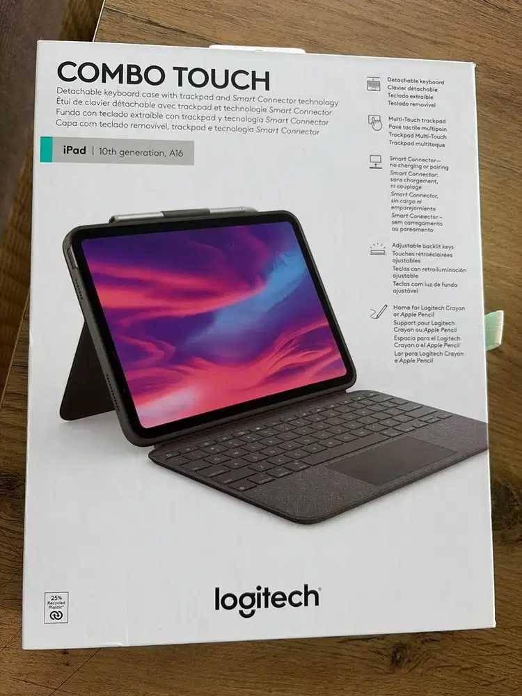 Logitech Combo touch with backlight for iPad 10th Gen A16 Grs Distribu