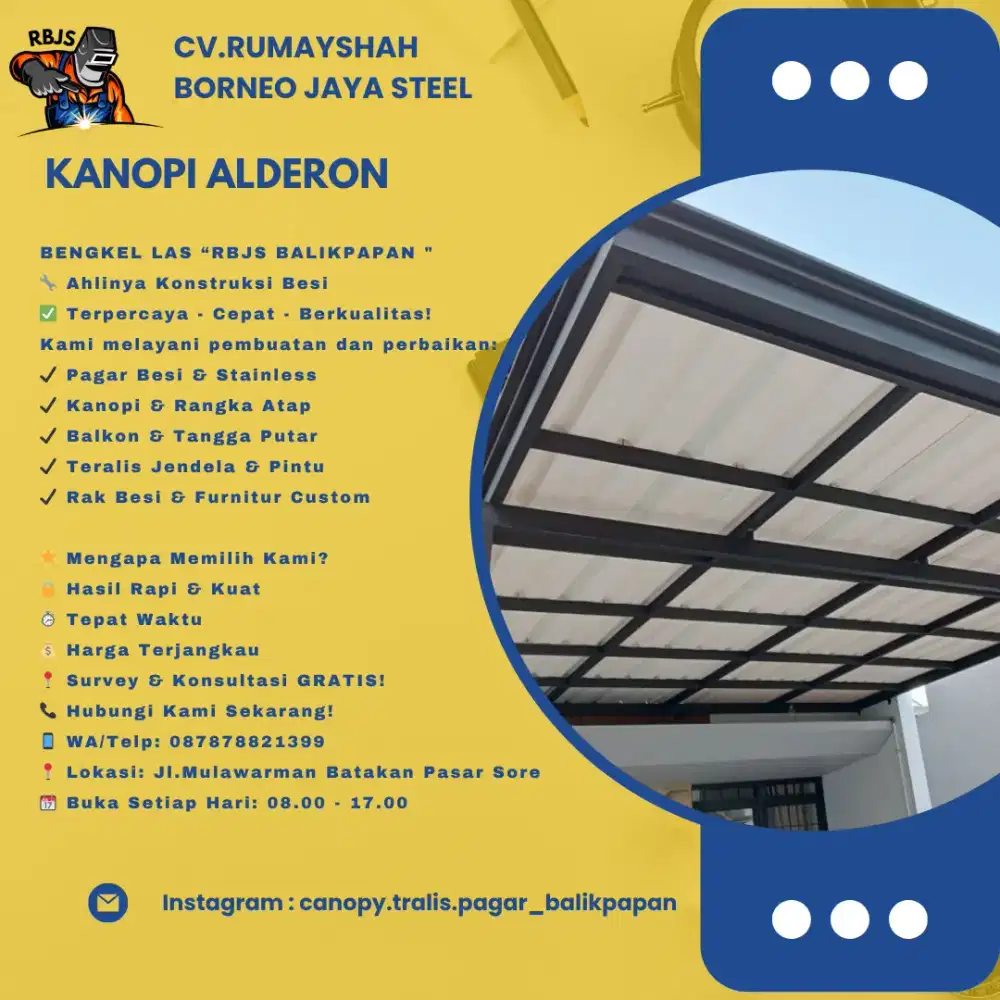 Kanopi Alderon Termurah