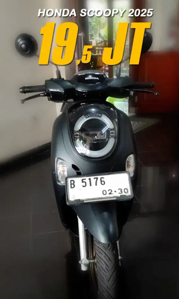 Honda Scoopy Smart Key 2025 Hitam Doff | Istimewa, 19.5jt