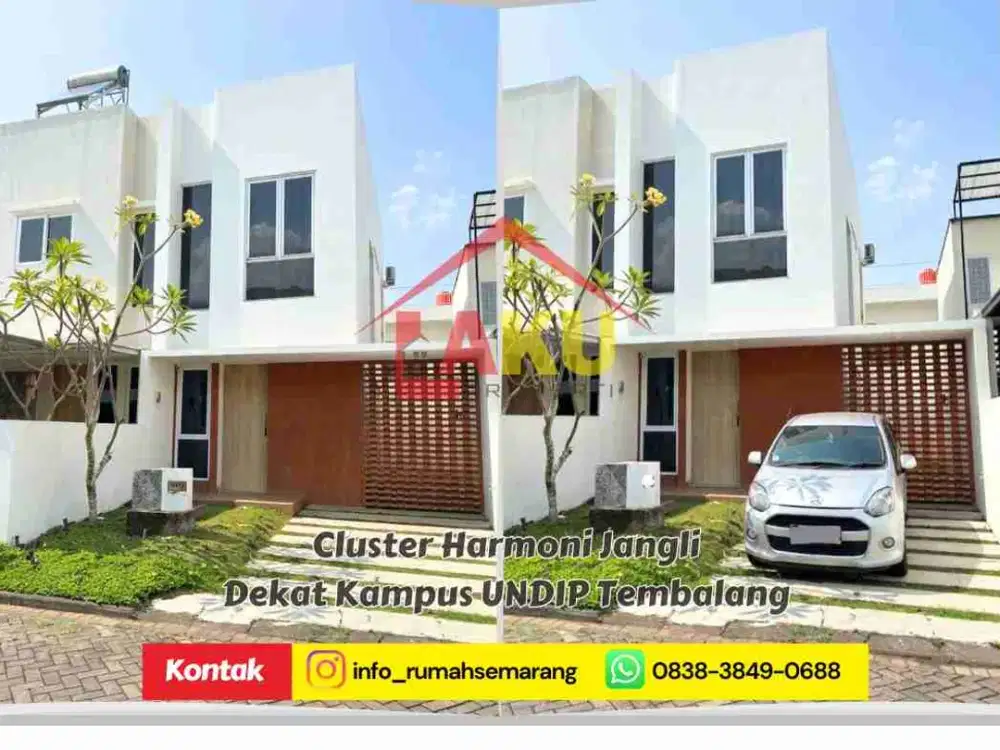 DIJUAL RUMAH CLUSTER HARMONY JANGLI DEKAT KAMPUS UNDIP TEMBALANG SEMARANG