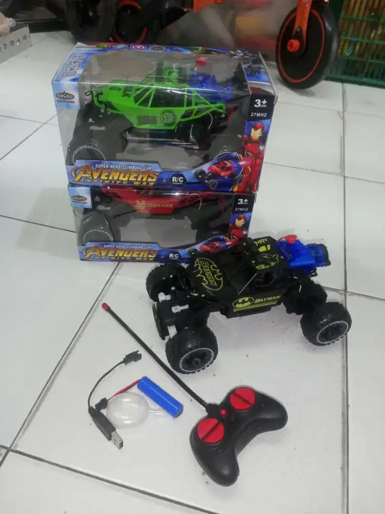 Mainan Anak Rc Avengers Asap Cas