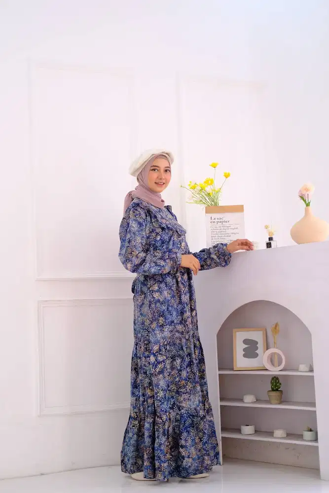 Gamis Rayon Super Violet