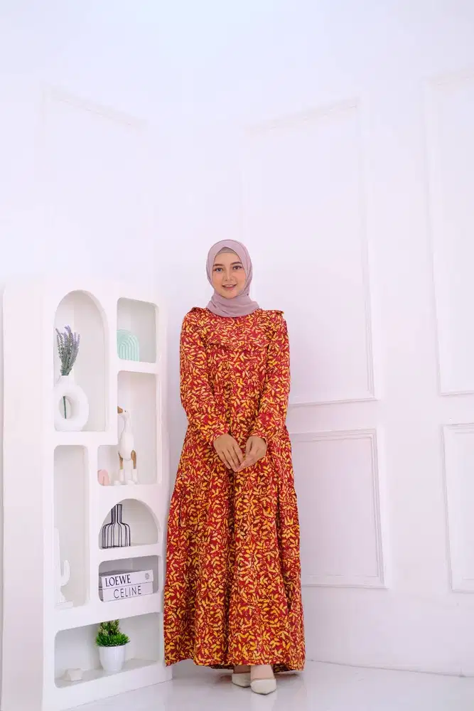Gamis Batik Solo Asli