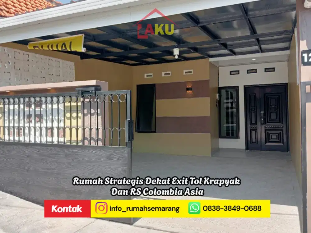 Rumah Strategis Dekat Exit Tol Krapyak Dan RS Colombia Asia