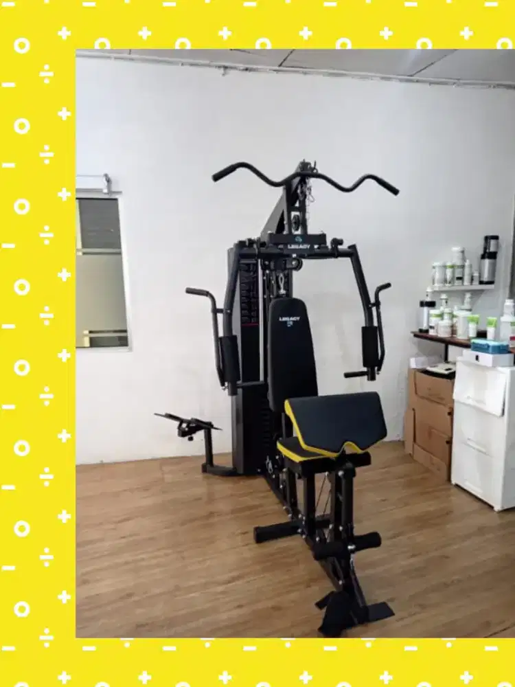 Homegym Legacy Legpress 75kg alat kebugaran HFR-448