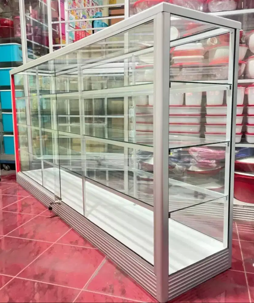 Etalase Toko dll Panjang 2Mx1M (4 Tingkat)