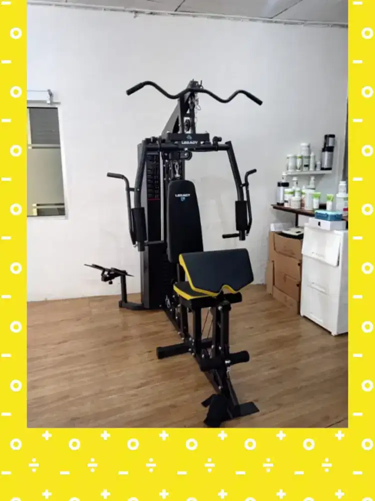 Homegym Legacy Legpress 75kg alat kebugaran HFR-448