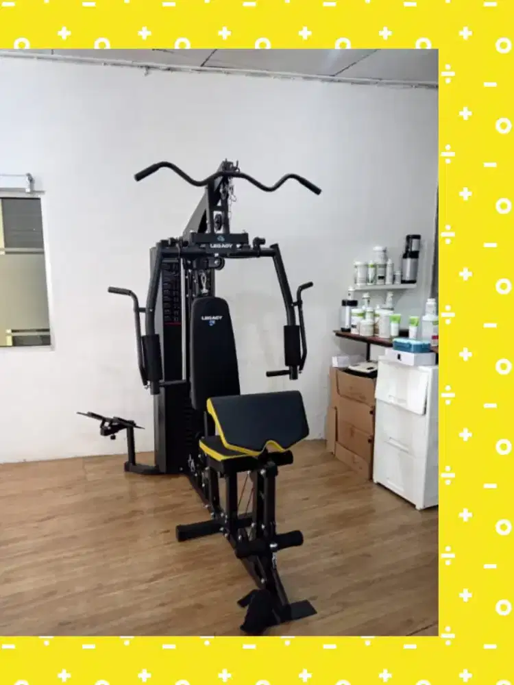 Homegym Legacy Legpress 75kg alat kebugaran HFR-448