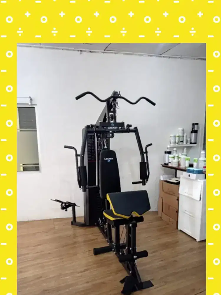 Homegym Legacy Legpress 75kg alat kebugaran HFR-448