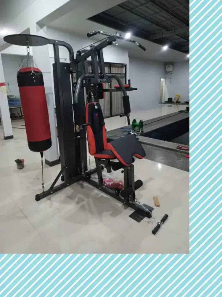 Homegym 3 sisi dengan sandsack TL-077 alat fitnes JPL-198