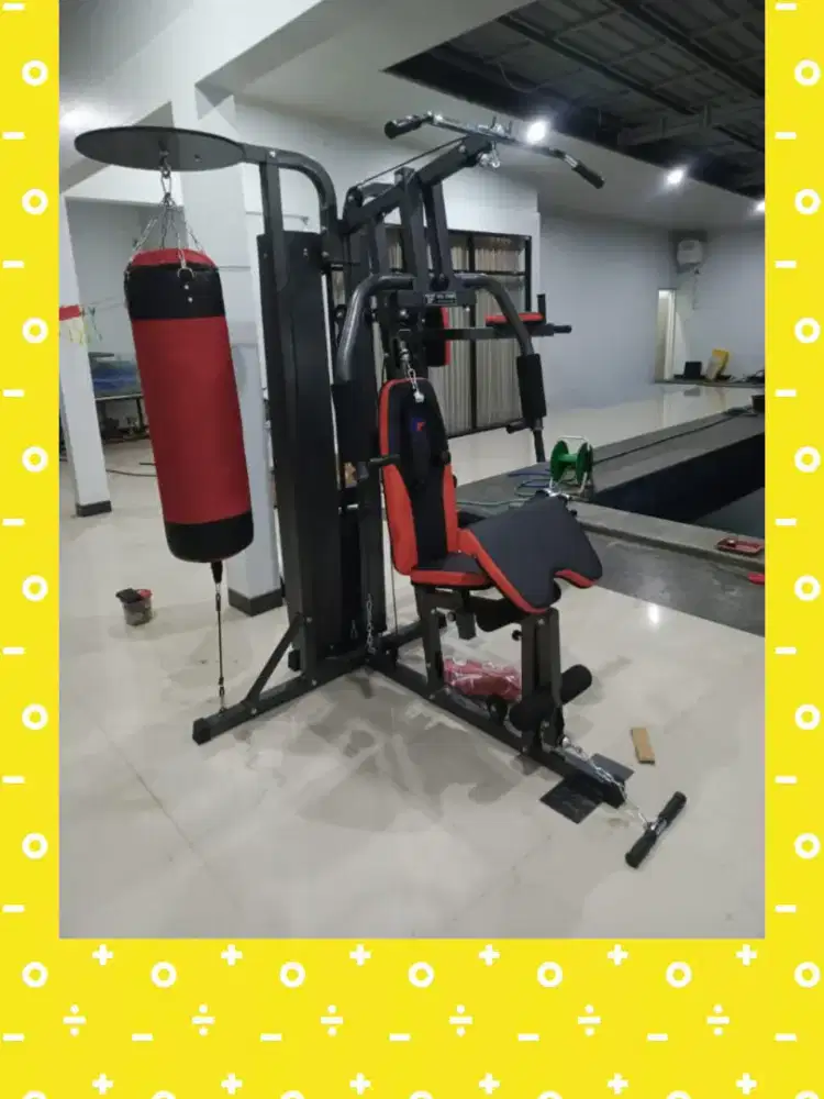 Homegym 3 sisi dengan sandsack TL-077 alat fitnes JPL-198