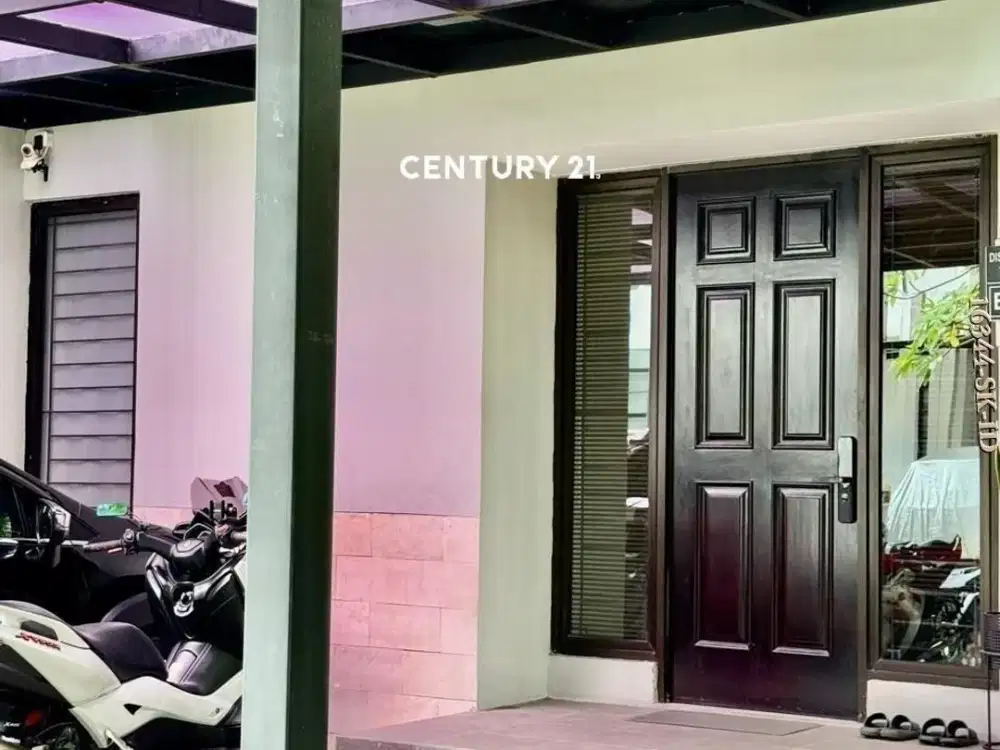 Rumah dijual siap huni semi furnished di Discovery Bintaro Jaya Sektor 7