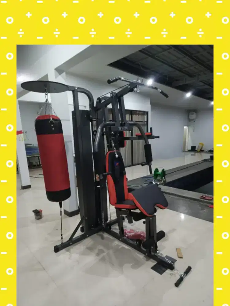 Homegym 3 sisi dengan sandsack TL-077 alat fitnes JPL-198