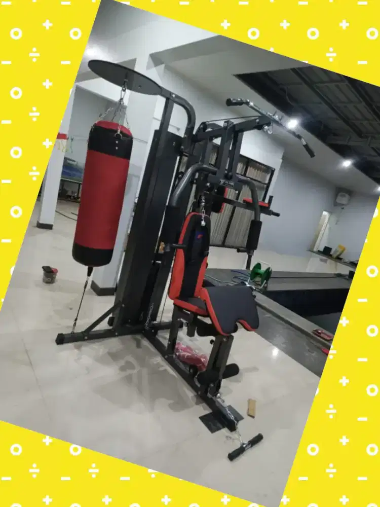 Homegym 3 sisi dengan sandsack TL-077 alat fitnes JPL-198