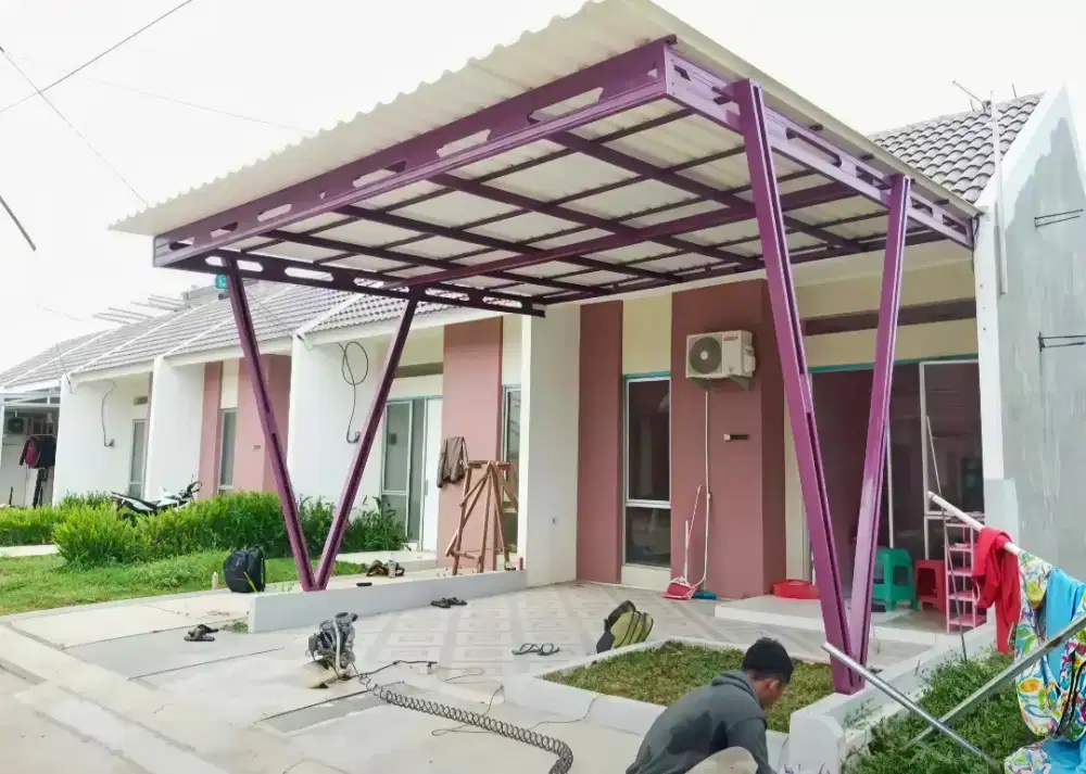 Jasa pasang kanopi baja ringan