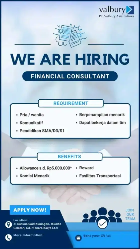 Lowongan kerja Konsultan Marketing