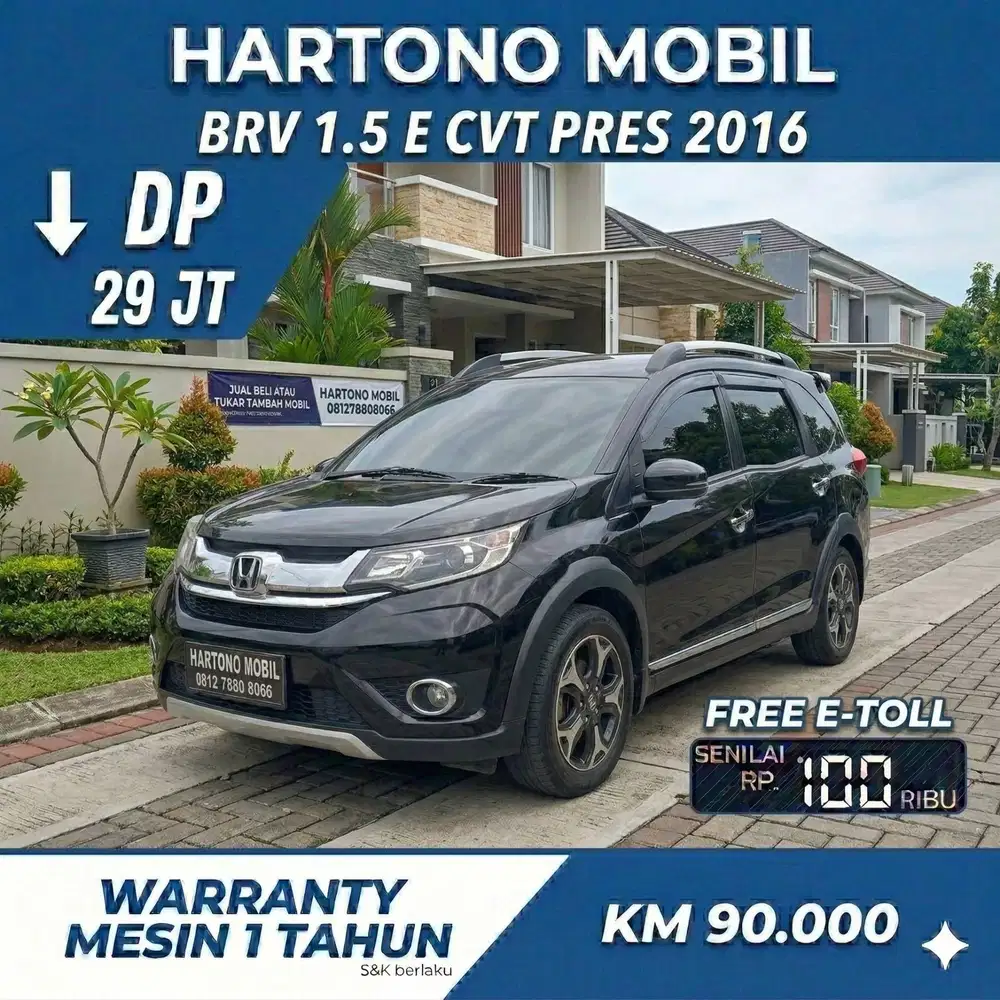BRV 1.5 E CVT PRES 2016