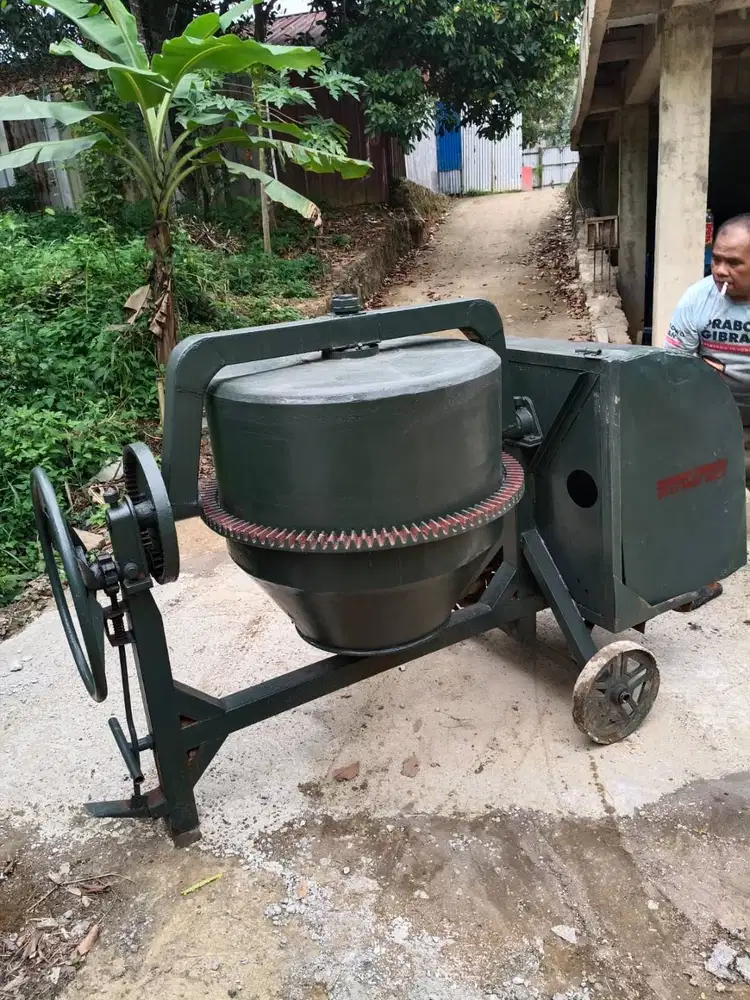 Jual Mesin Mixer Cor Beton Iron Globe Gentong 500liter Jual Murah