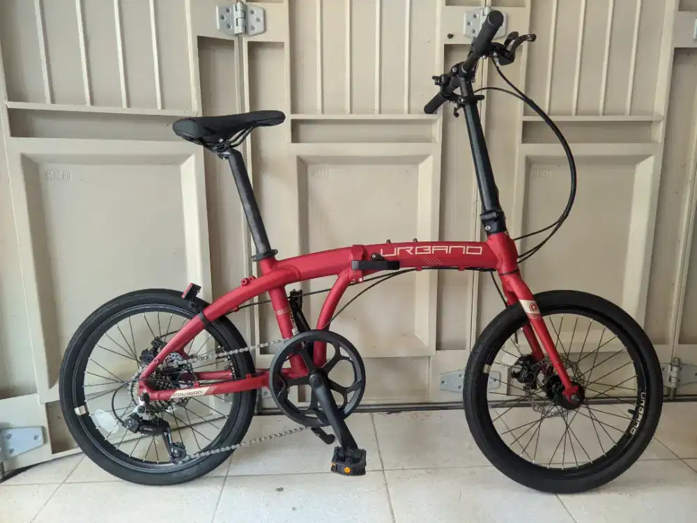 sepeda lipat Polygon Urbano 2.0 like new bisa TT sepeda lain juga