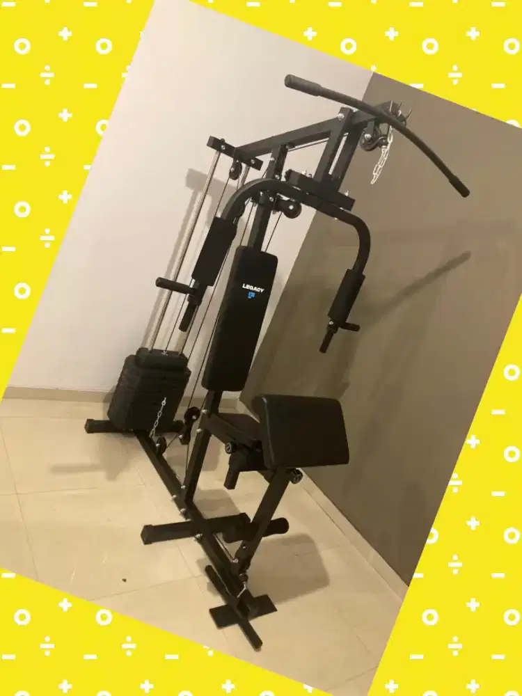 Homegym Legacy 1 sisi 50kg alat olahraga HKT-556