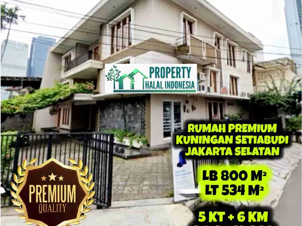 Jual Rumah Premium Kuningan Setiabudi Jakarta Selatan Dekat Jalan Jenderal Sudirman dan Rasuna Said