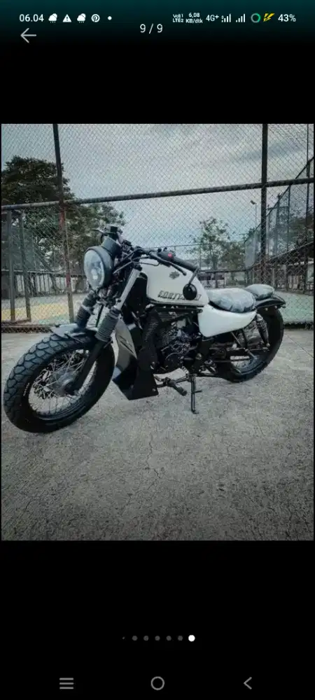 Motor custom bomber