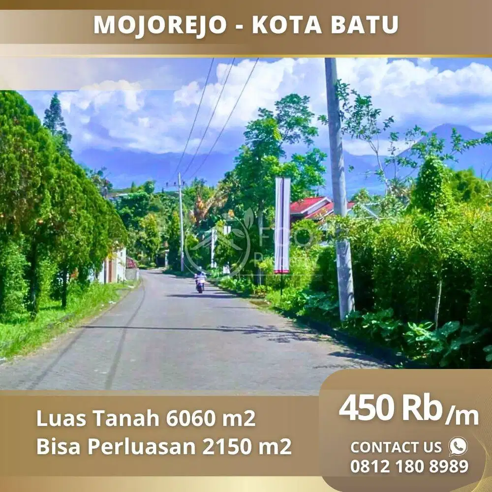 Raya Mojorejo Kota Wisata Batu 900 meter Jatim Park 3