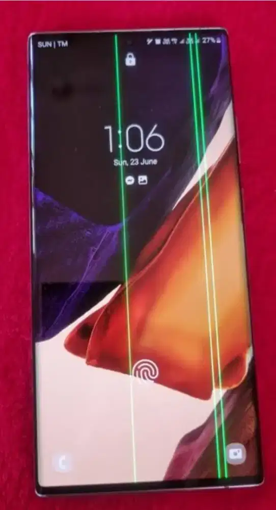 Dijual lcd layar note 20 ultra original bersama frame aslinya