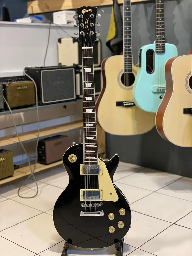 Gitar elekteik gibson les paul custom