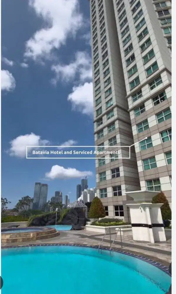 Murah! 1BR Batavia Sudirman Benhil Full Furnished 7,5 t Include IPL!