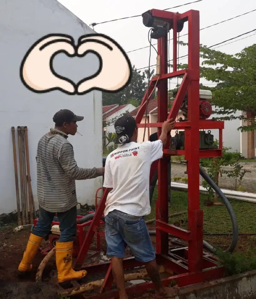 Sumur Bor Komplit Cinere