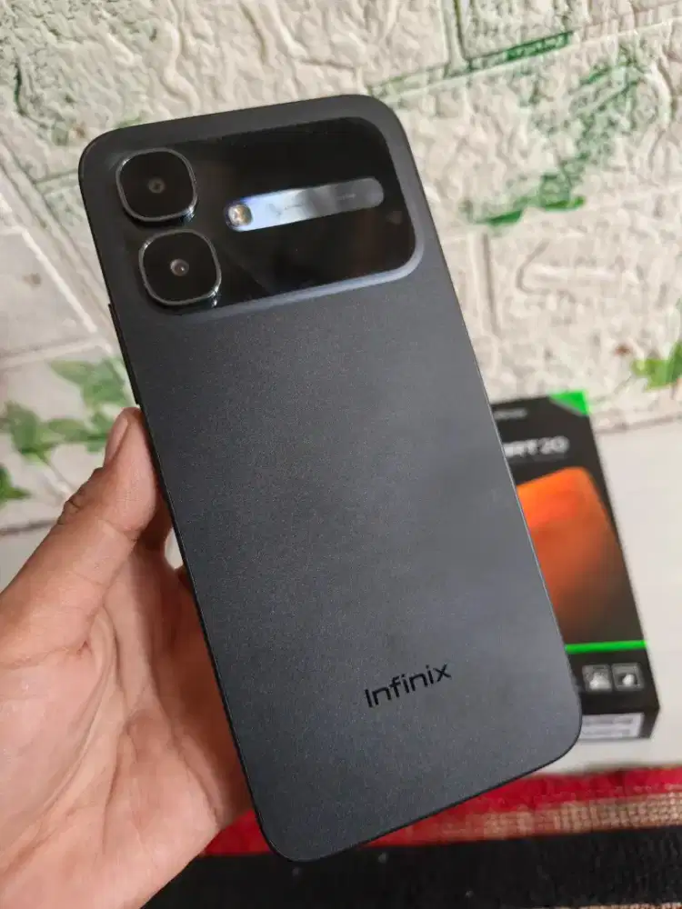 Infinix SMART 20 Shadow Black RAM 4+4/128 GB LIKE NEW GARANSI RESMI ON