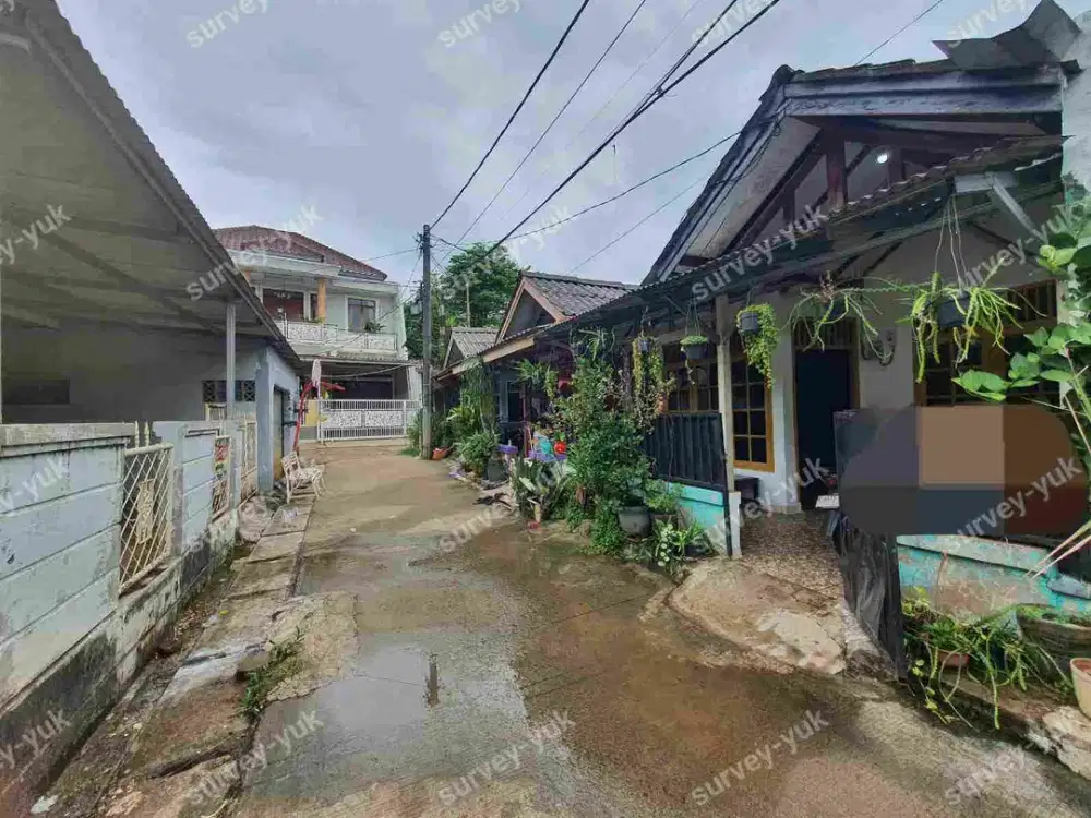 Rumah dalam komplek LT 60 m2 SHM strategis bebas banjir Pd Aren