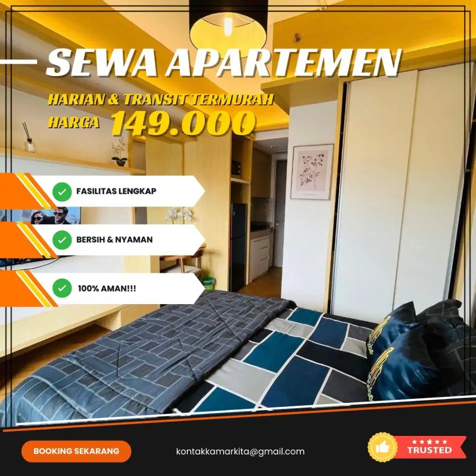 Sewa apartemen Harian/Transit Bassura City Jakarta Timur Termurah