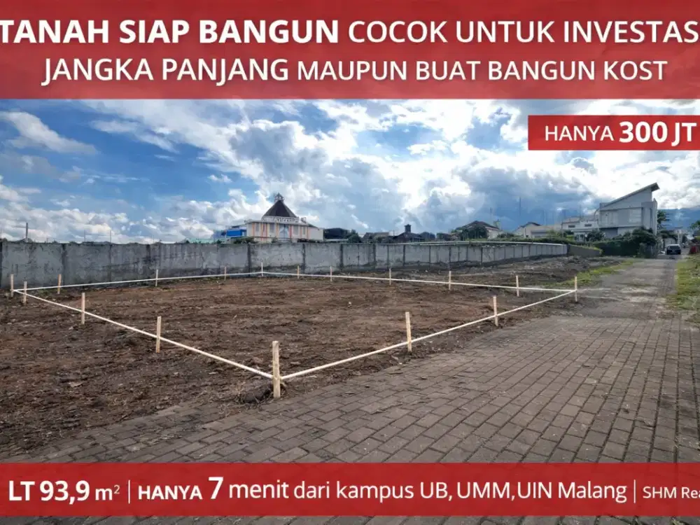 TANAH SIAP BANGUN DI BANDULAN ASRI – KOTA MALANG