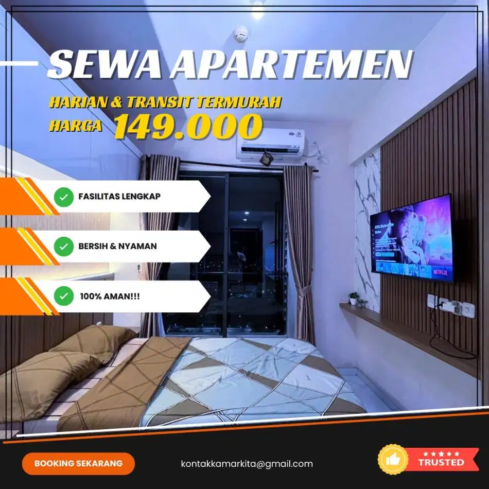 Sewa apartemen Bassura City Jakarta Timur Harian/Transit Termurah