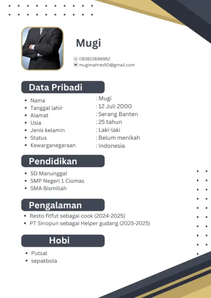 Cari kerjaan  yg pasti pasti aj