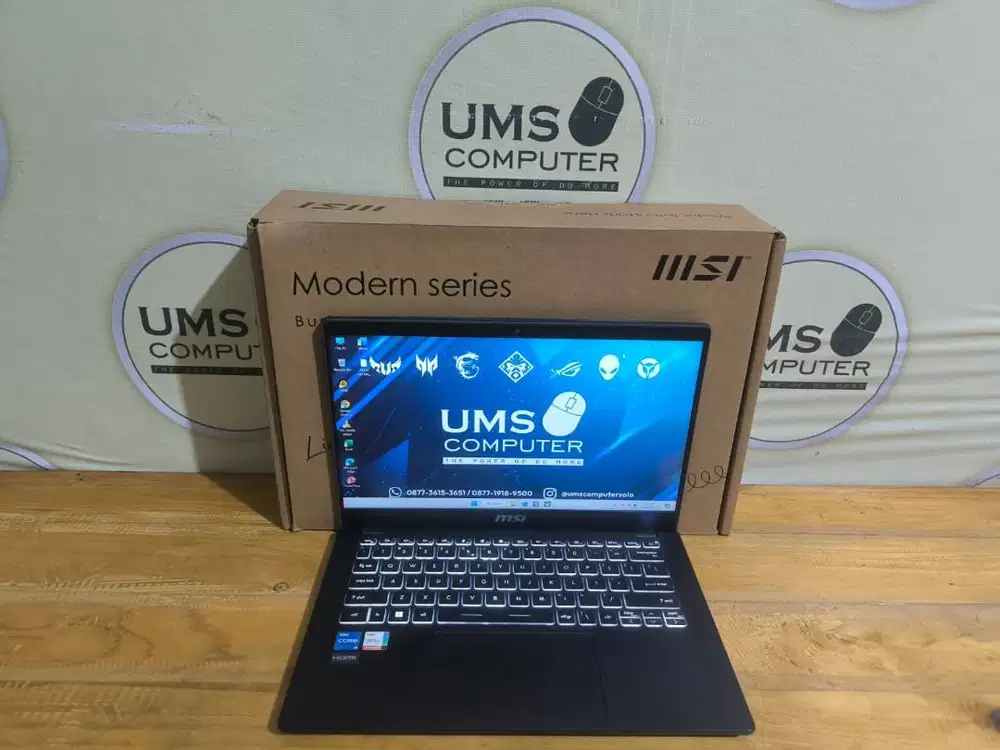 MSI MODERN 14 C12MO CORE I5 1235U Ram 16GB SSD 512GB FHD