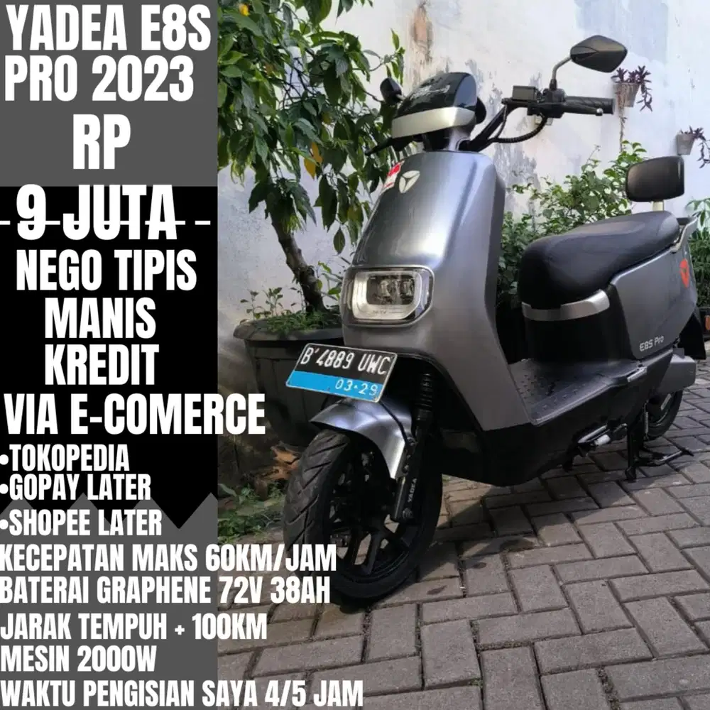 YADEA E8S PRO 2023 SECOND LIKE NEW