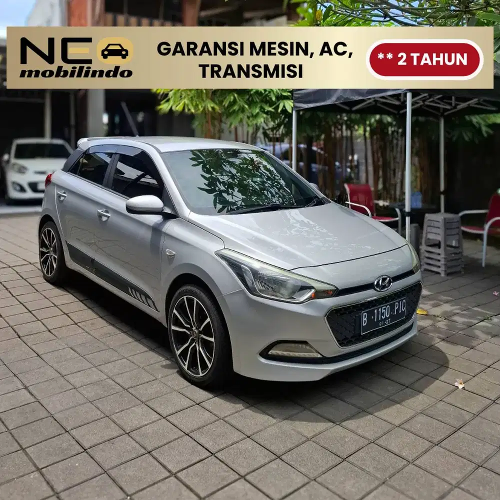 [ Garansi Mesin Matic ] HYUNDAI i20 1.4 MT 2016 ABU ABU METALIK