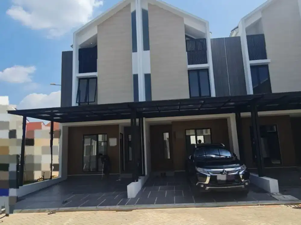 Sewa Rumah Gress Baru! Cluster Essence Alamanda Jakarta Garden City - Tipe Attic dan Posisi Hoek (007)