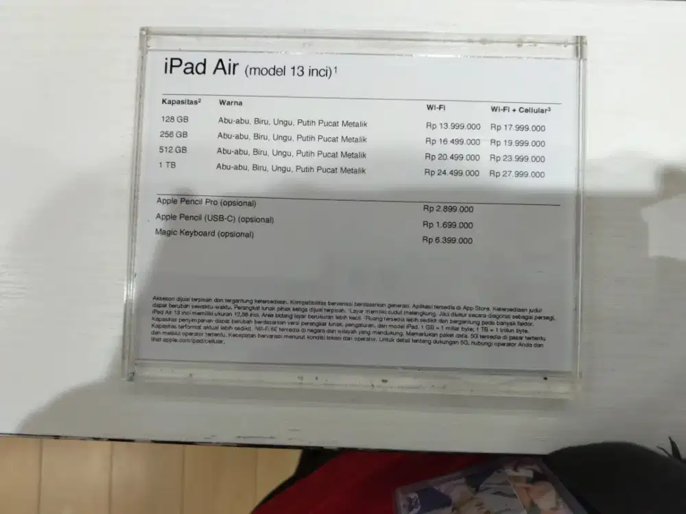 iPad Air 13inci Wifi