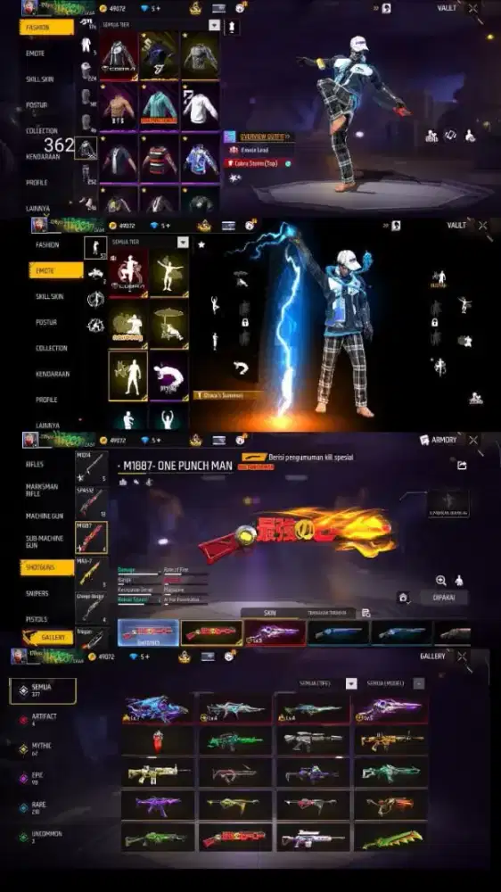 JUAL BELI AKUN FF AMAN DAN NYAMAN