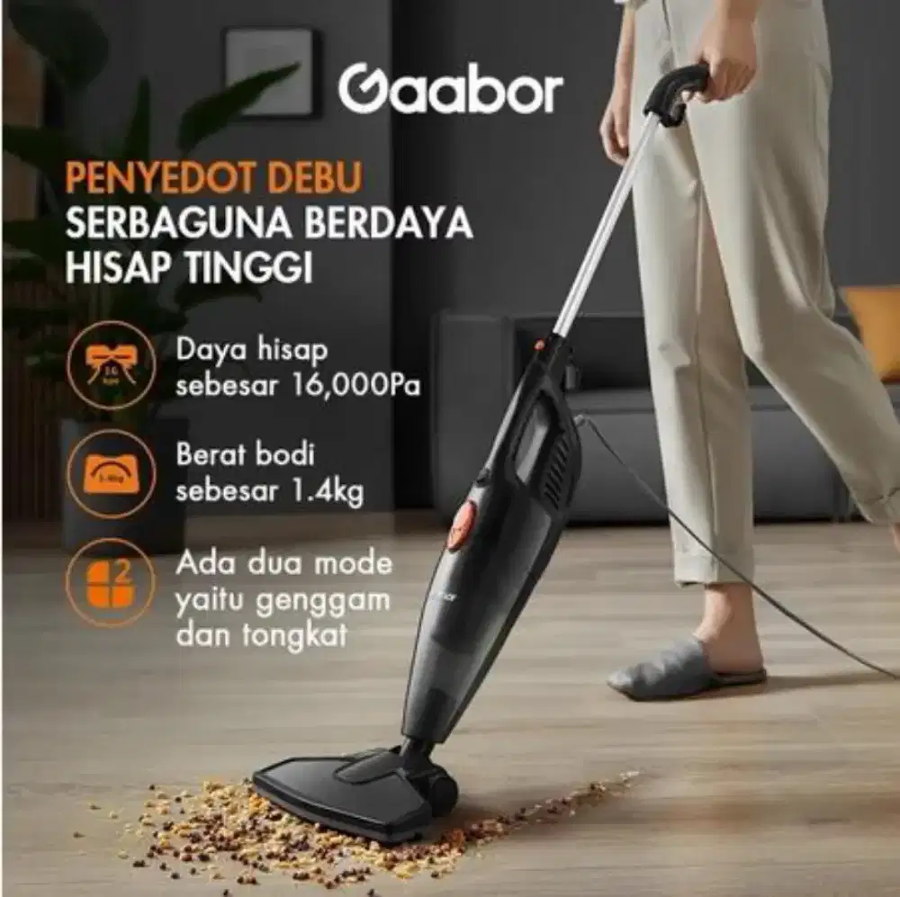 Gaabor Vacuum Cleaner Kapasitas 1.5 Liter Penyedot Debu / GVCW-M15A