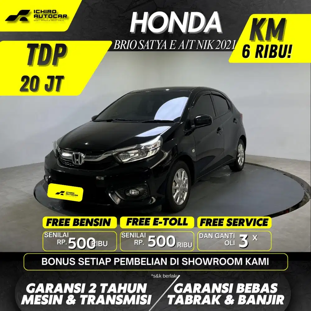HONDA BRIO E SATYA 1.2 CVT 2021