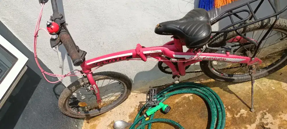 Sepeda lipat ukuran 20 dan sepeda anak ukuran 12