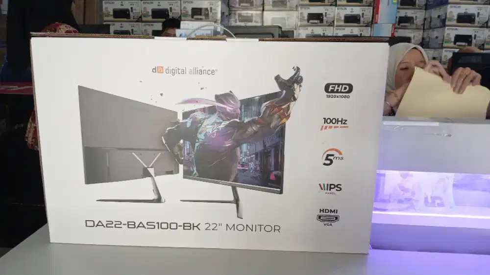 MONITOR DIGITAL.ALLIANCE 22.INCHI 100HZ.IPS