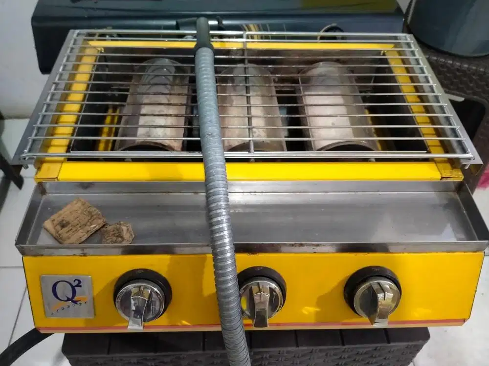 kompor sosis bakar sate bakar bbq 3 tungku