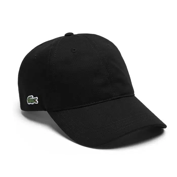 Topi Lacoste Side Logo Cap In Black Pria Wanita Original Casual Style