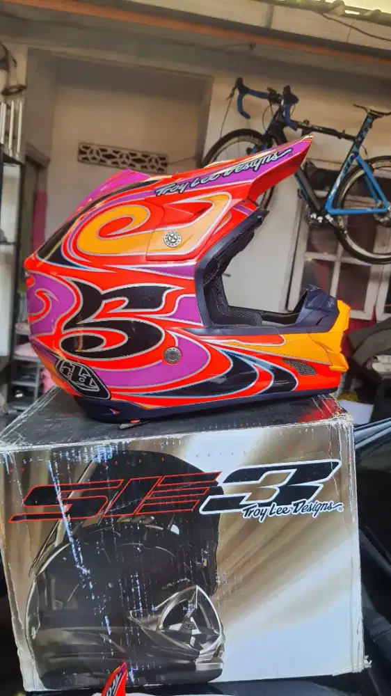 Helm mx motocross troylee design tld SE3